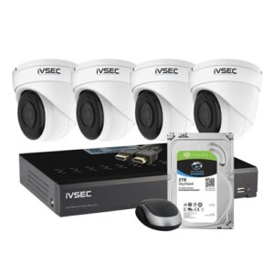 IVSEC KIT 4 X NC340XA 12MP IP CAM + NR3082X-2TB 8 x PoE NVR 4K, IVSIVK-54