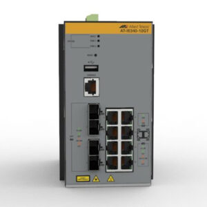 Allied Telesis | AT-IE340-12GT-80 | 8x 10/100/1000T, 4x 100/1000X SFP, Industrial Ethernet, Layer 3 Switch