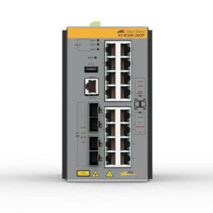 Allied Telesis | AT-IE340-20GP-80 | 16x 10/100/1000T, 4x 100/1000X SFP, Industrial Ethernet, Layer 3 Switch, PoE+ Support
