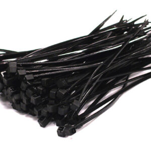 Cable Ties 199mm(L) x 4.6mm(W)  Black | Bag of 100 UV Resistant
