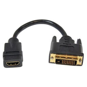 DVI Male to HDMI® Female Adaptor - 15cm