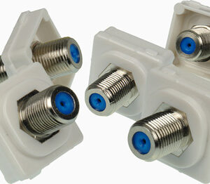 F Type to F Type Coupler (WHITE)