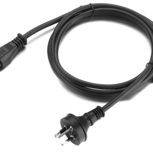 1m IEC C5 Clover Leaf Style Appliance Power Cable | Black