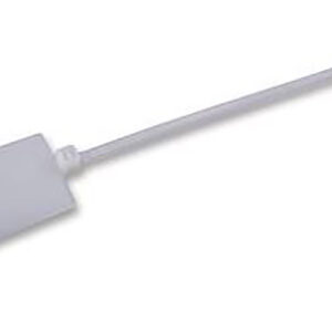 Cable Tie 130 x 2.5mm w/ Marker Panel 28 x 20mm | Natural 100 pack