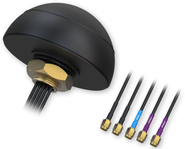 Teltonika | PR1KCO28 | Combo MIMO Mobile / GNSS / WiFi Roof SMA Antenna