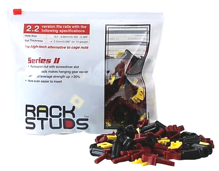 RackStuds Series II | 100 Pack Red