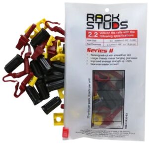 RackStuds Series II | 20 Pack Maroon