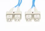 3m SC-SC OM4 Multimode Fibre Optic Cable | Blue