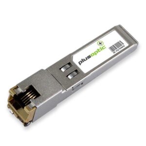 Plusoptic 1000Mbps, Copper SFP, 100M Transceiver, RJ-45 Connector for Copper