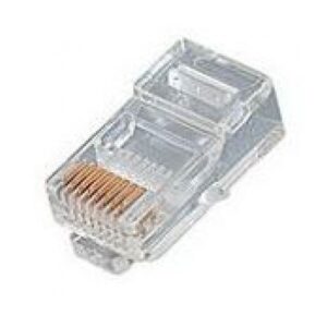 CAT5E 8 Position RJ45 Modular Crimp Plugs | 100 Pack