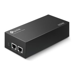 TP-Link | POE170S | Omada PoE++ Injector, 2 Gigabit Ports, 802.3af/at/bt, Integrated Power Supply, Wall Mountable, Plug & Play
