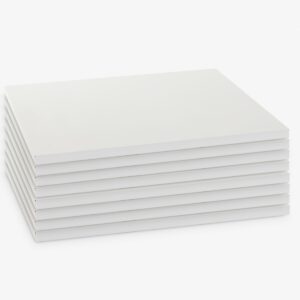 2.00m x 0.60m Shelves White Set of 8 (4 bays)